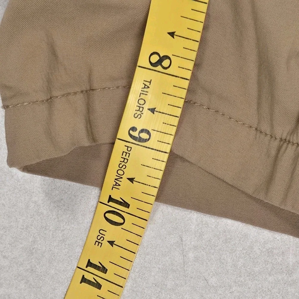 The North Face Cargo Shorts Mens 34 Tan Hiking Utility Performance Outdoor 35×9
